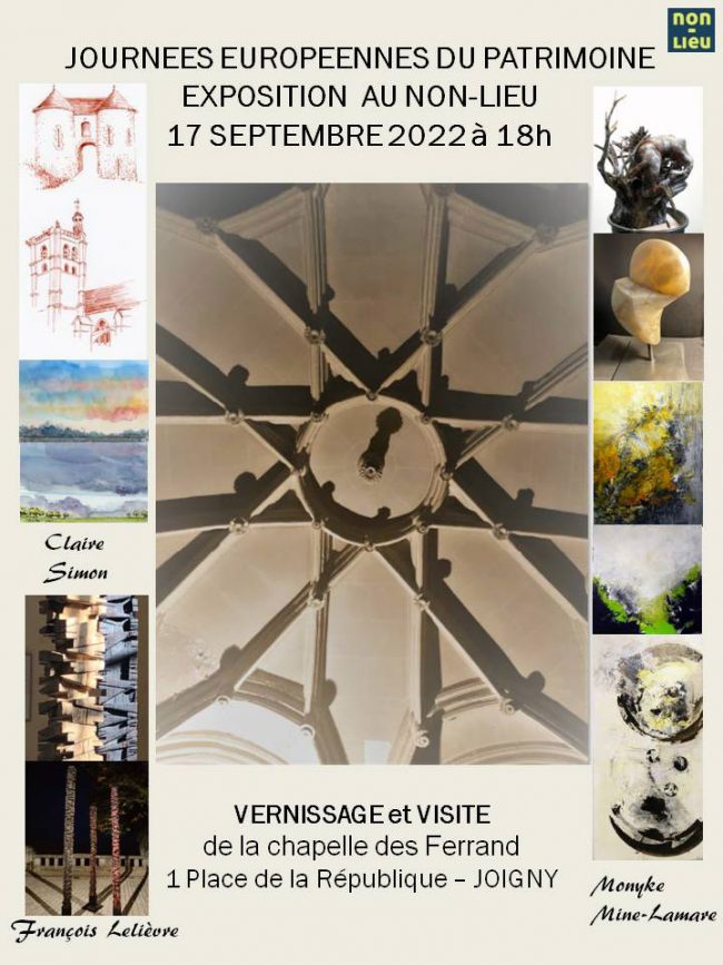 Journées européennes du patrimoine - Vernissage au Non-Lieu
